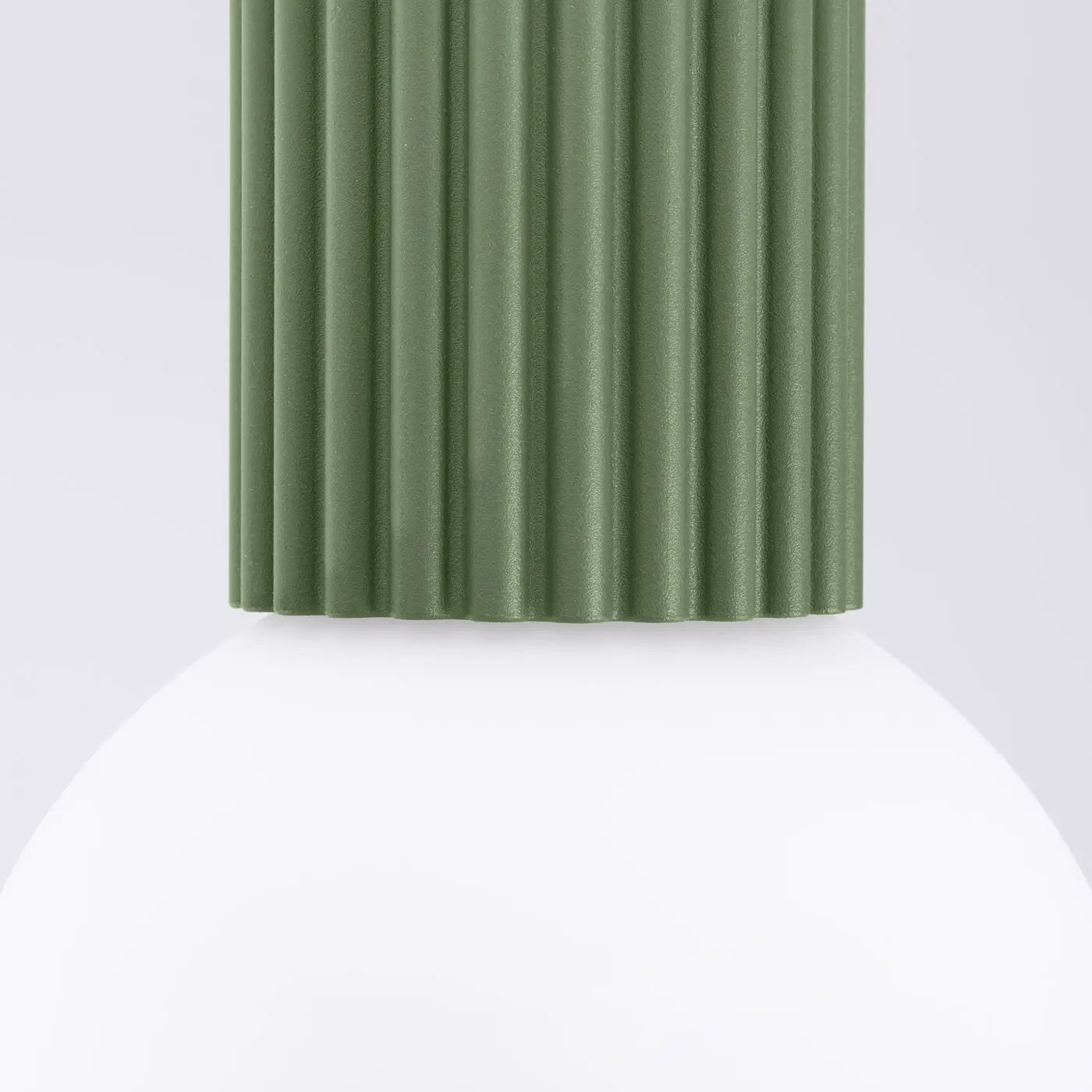 Olive green LED design ceiling light IP44 | DIHA