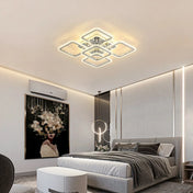 Modern statement white acrylic LED ceiling light | RAPA