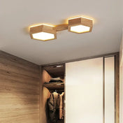 Beige wood LED minimalist ceiling light | RIBA