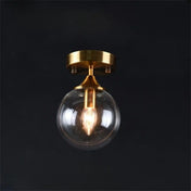 Gold ring glass ball chic ceiling light | GIZOR