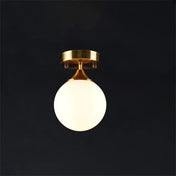 Gold ring glass ball chic ceiling light | GIZOR