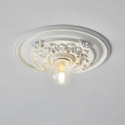 Vintage stone metal rosette ceiling light | NITI
