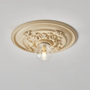 Vintage stone metal rosette ceiling light | NITI