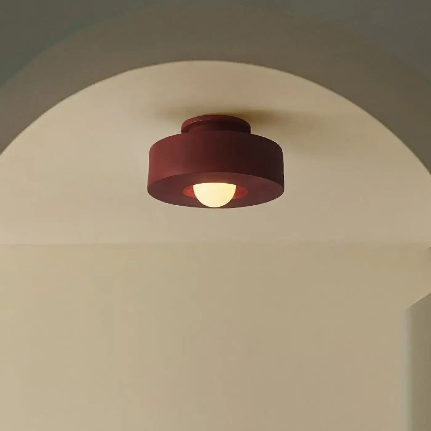Compact Scandinavian LED ceiling light IP65 | ZEFAKO