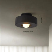 Compact Scandinavian LED ceiling light IP65 | ZEFAKO