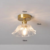 Vintage compact coloured glass ceiling light | DOHAMA