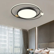 Movement-inspired gold black white design ceiling light | RESUK