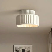 Scandinavian beige white green resin ceiling light | KEPAL