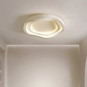 White LED ceiling light with organic curves | SIBAK