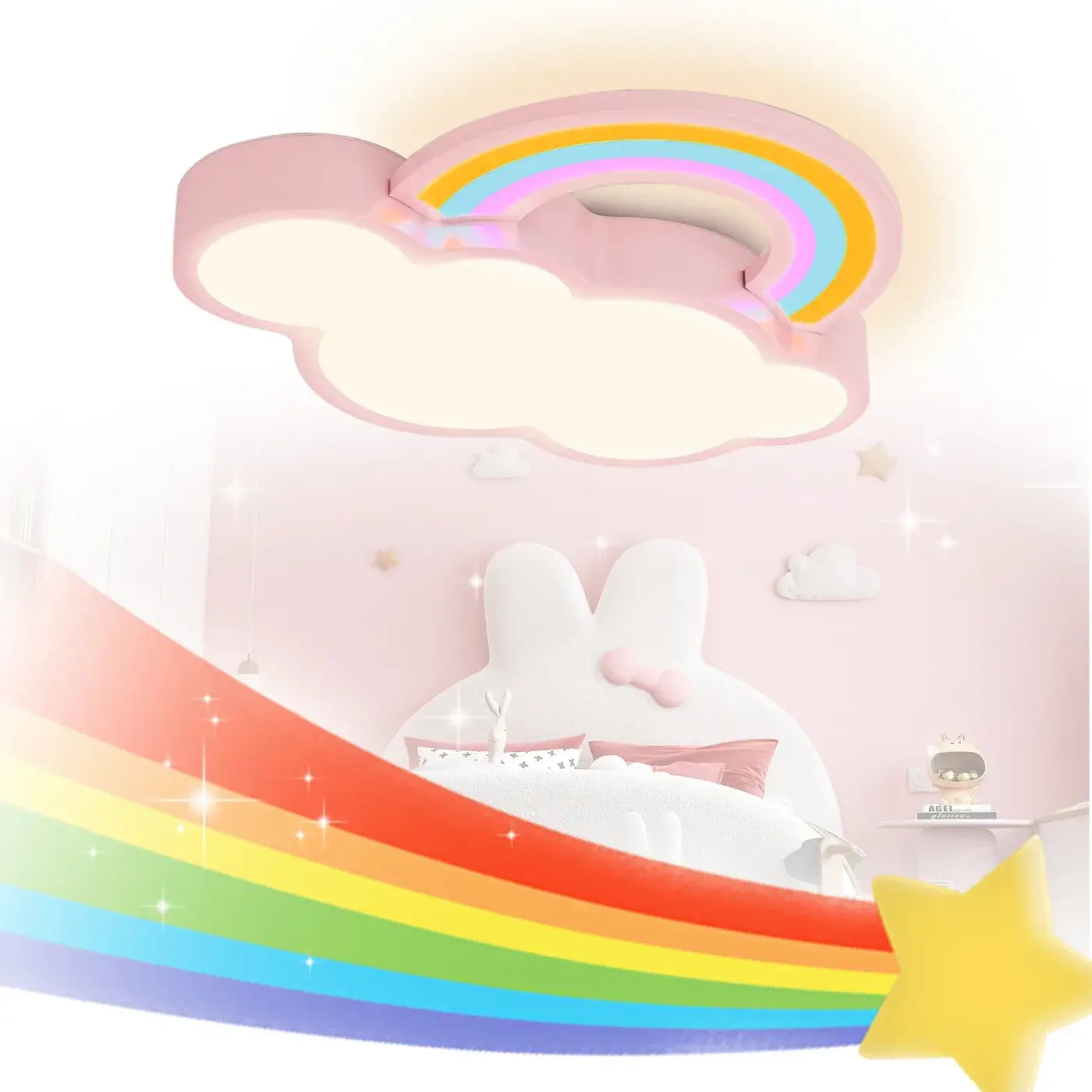 Rainbow original LED ceiling light for kids | FOSISI