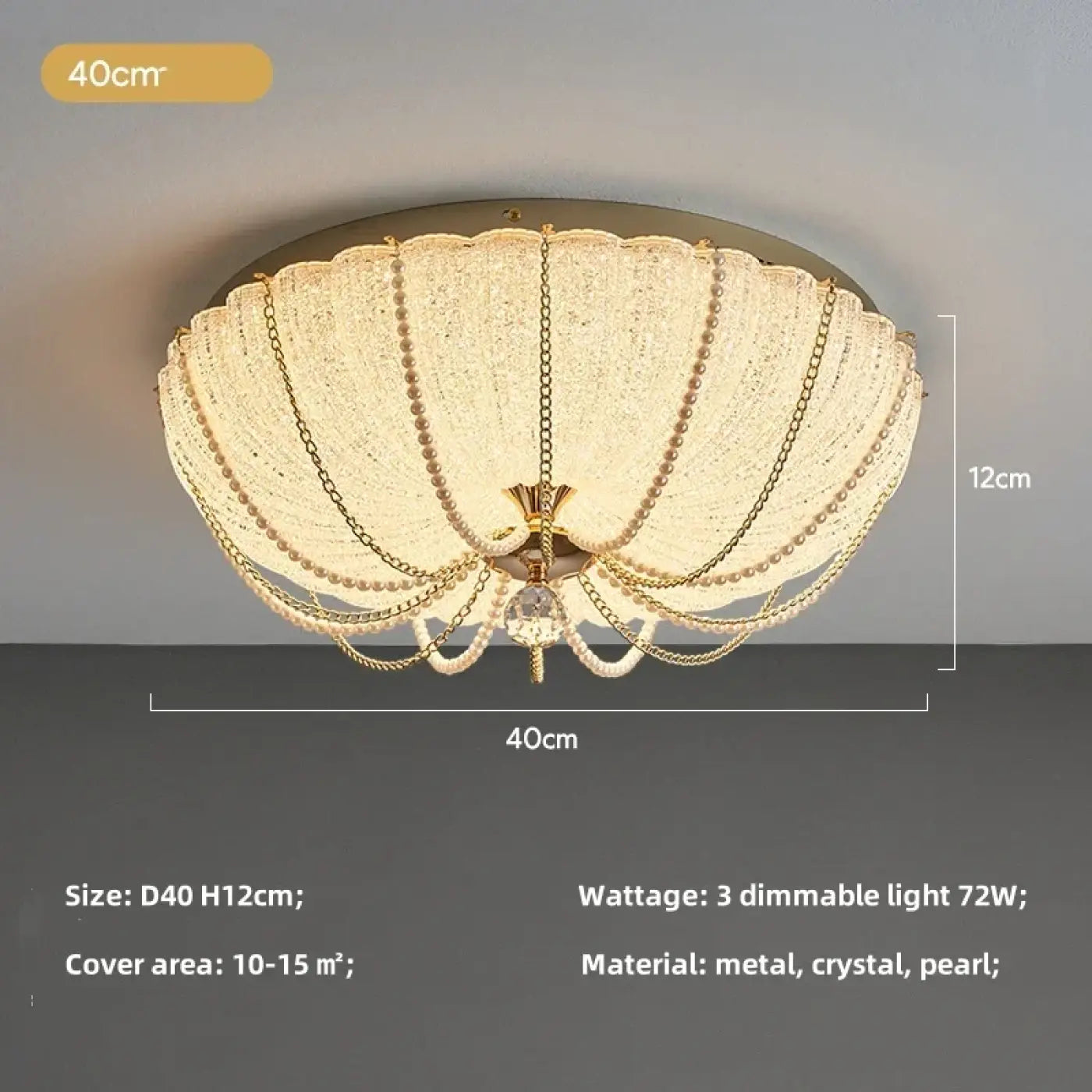 White modern design LED ceiling light | BISUS