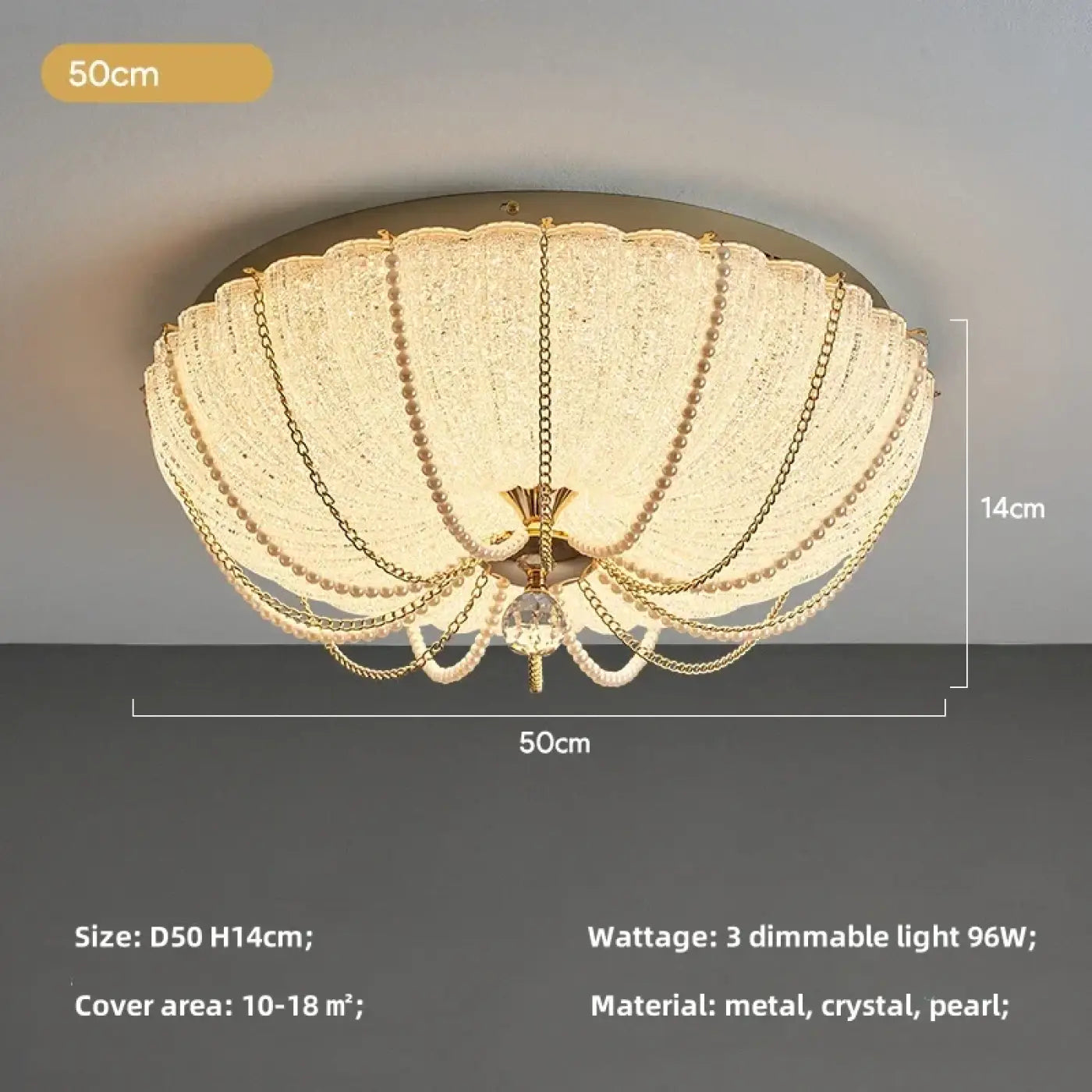 White modern design LED ceiling light | BISUS