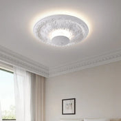 Modern round white LED ceiling light | VUGO