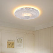 Modern round white LED ceiling light | VUGO