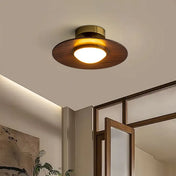 Brown metal and acrylic design ceiling light | HOBIMO