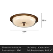 Modern resin and metal LED ceiling light | FUKE