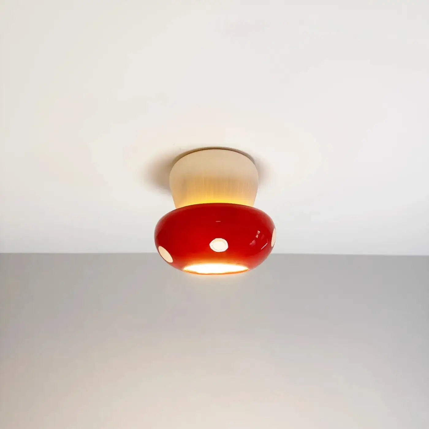 LED acrylic mushroom statement ceiling light | HIKA