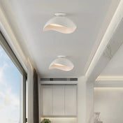 Sculpted white black design ceiling light | HOBOLI