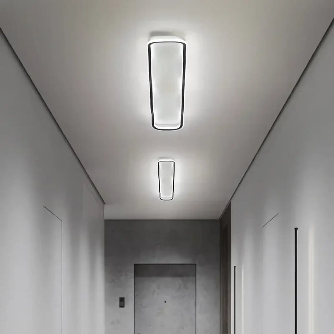 Modern design aluminium LED ceiling light | DIGIDAK