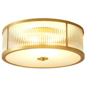 Gold ribbed glass design LED ceiling light | LOVEHO