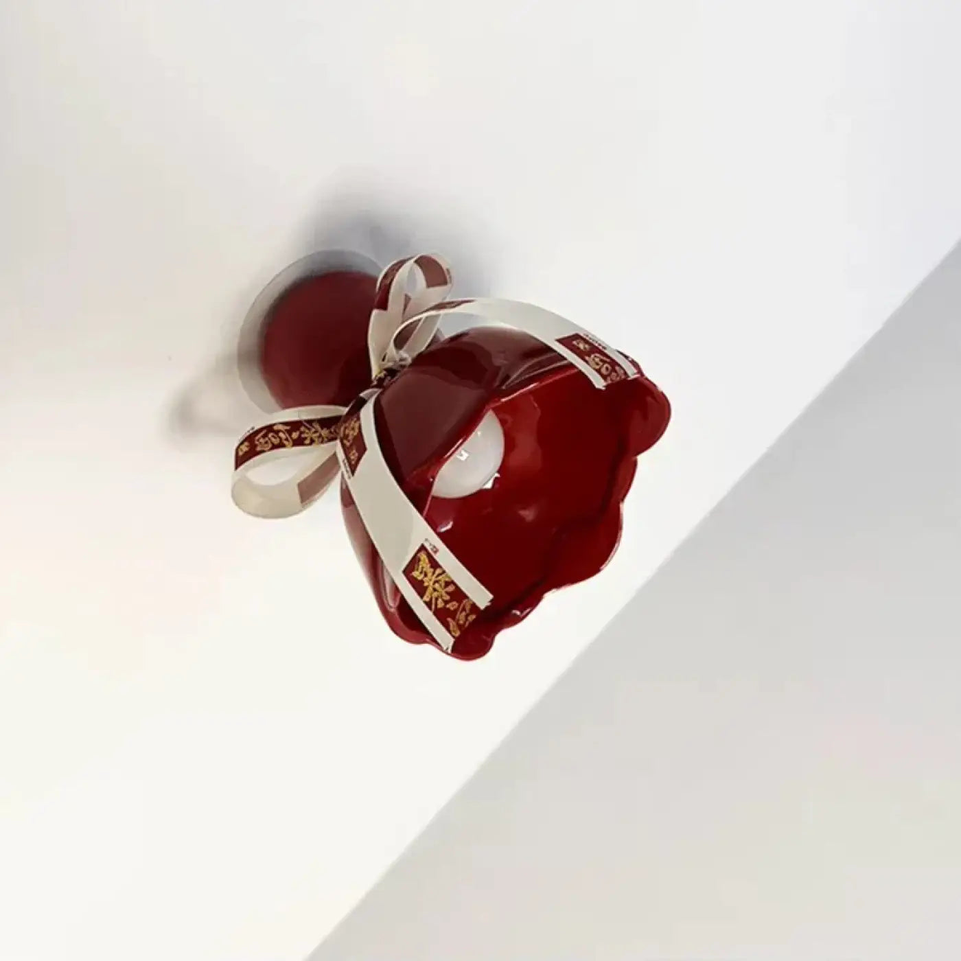 LED red decorative bow statement ceiling light | PODATU