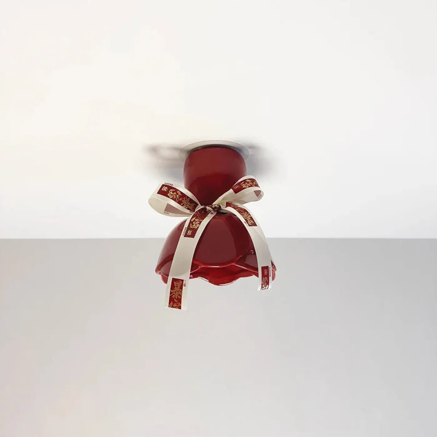 LED red decorative bow statement ceiling light | PODATU