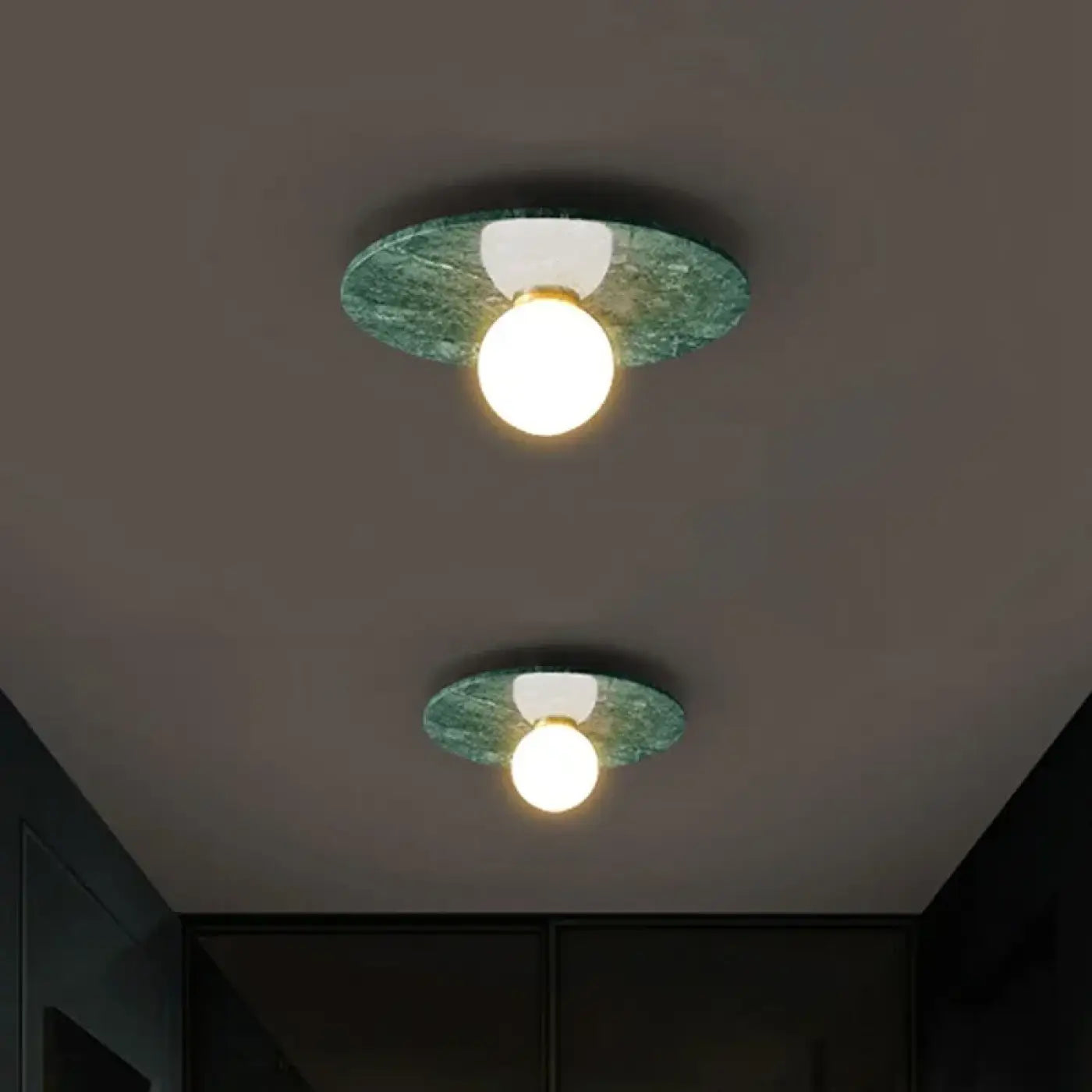 Stone design LED ceiling light IP65 | ZOZEKE