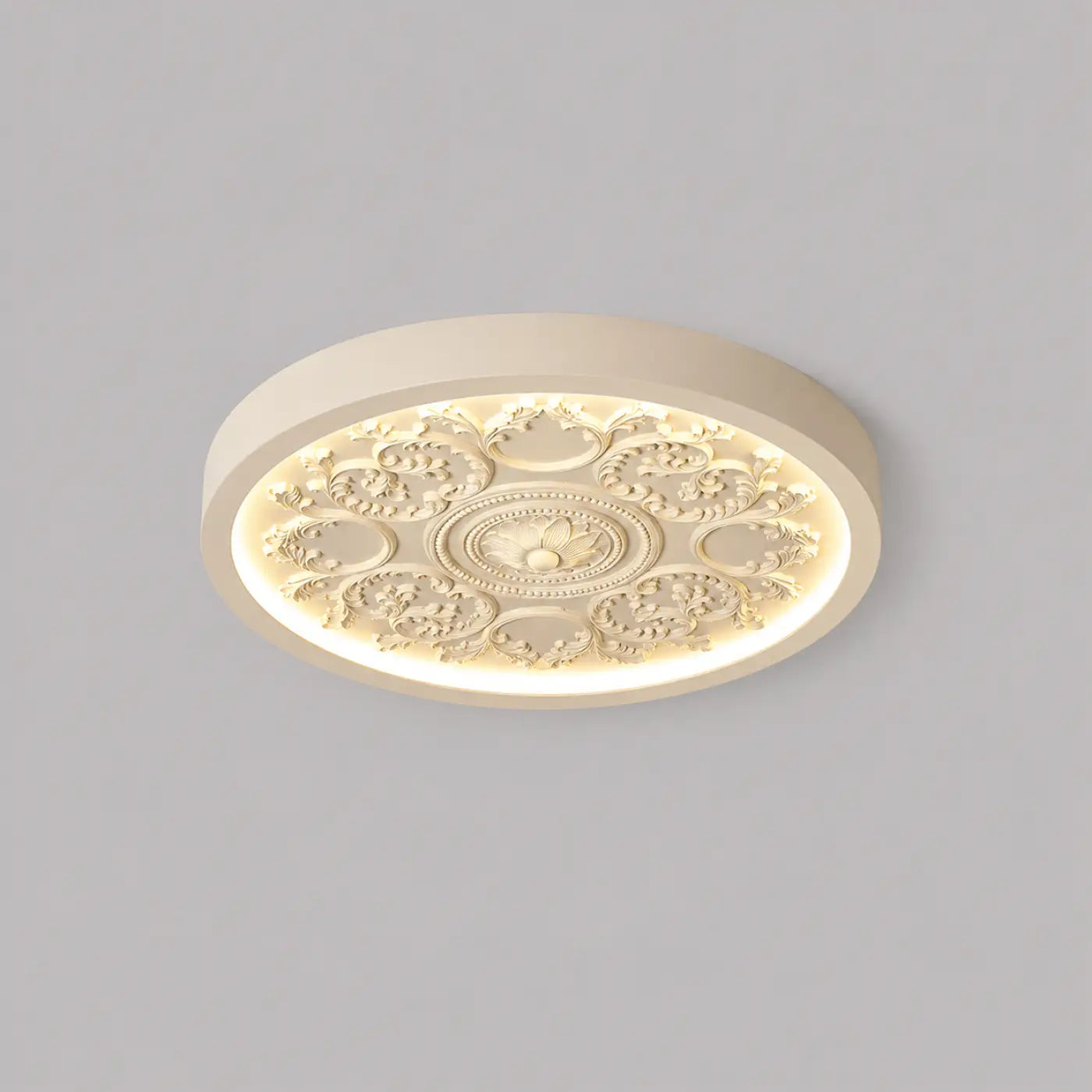 LED floral mouldings design ceiling light 33 cm | DITIVA