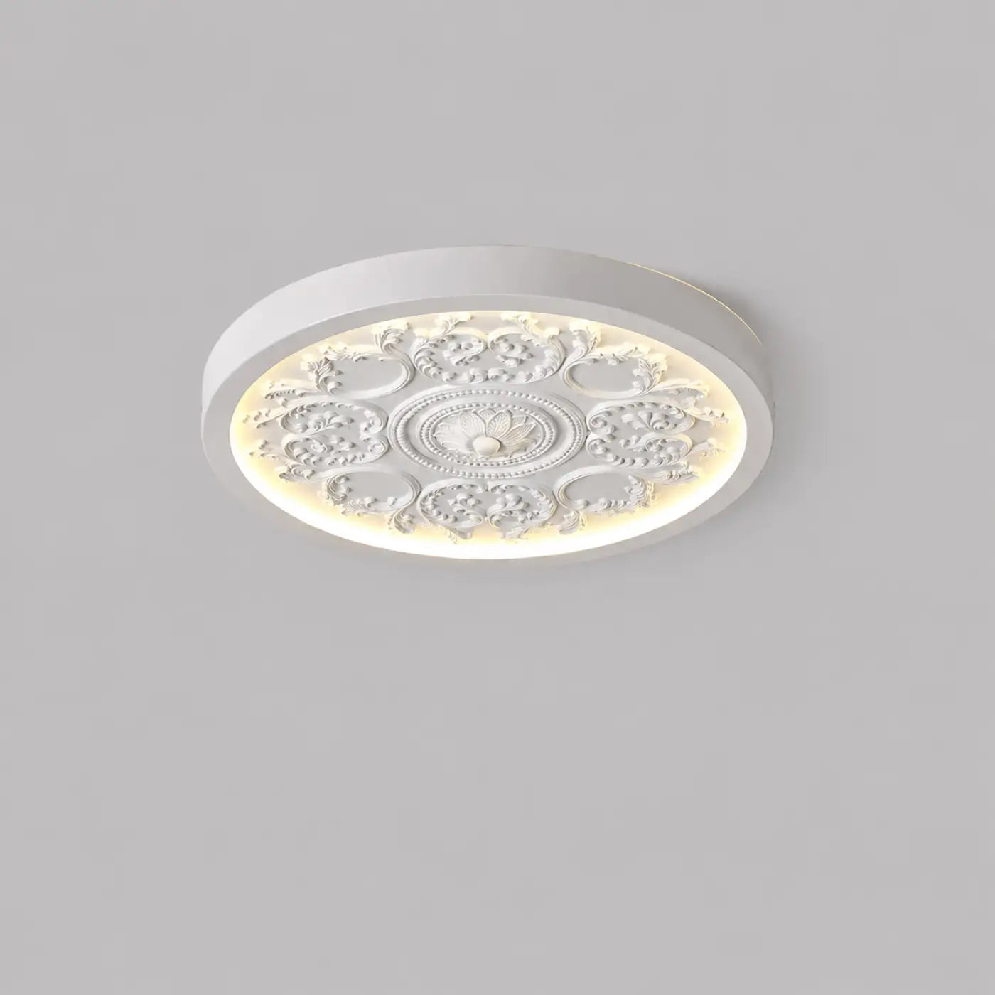 LED floral mouldings design ceiling light 33 cm | DITIVA