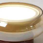 Modern amber glass LED ceiling light | HOBI