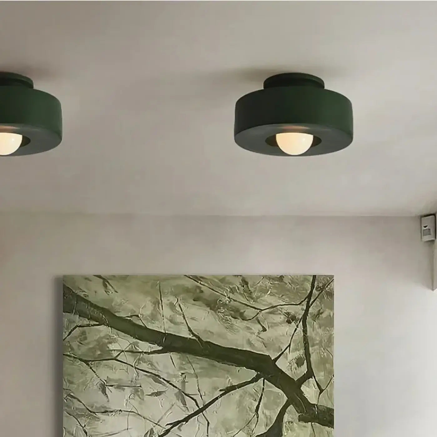 Statement design resin LED ceiling light | TOHI