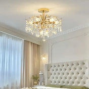 Classic chic gold crystal ceiling light | DISEZO