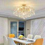Classic chic gold crystal ceiling light | DISEZO