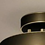 Modern round gold LED ceiling light | MEDUVES
