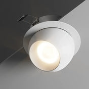 Dimmable white aluminium LED ceiling light | FUHO