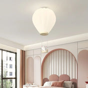 White hot air balloon design kids ceiling light | NANIVO