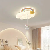 White kids cloud ceiling light modern design | ROZOHUS