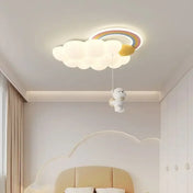 White kids cloud ceiling light modern design | ROZOHUS