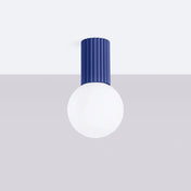 Ultramarine LED design ceiling light IP44 | LAKI