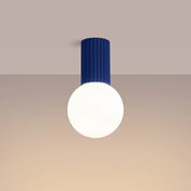Ultramarine LED design ceiling light IP44 | LAKI