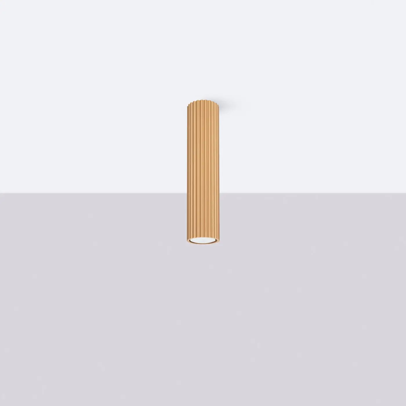 Minimalist gold aluminium LED ceiling light | TINUNAN