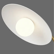Art deco white and gold 6-light ceiling light | MURINU