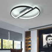 Modern black and white circle LED ceiling light | MAPUK