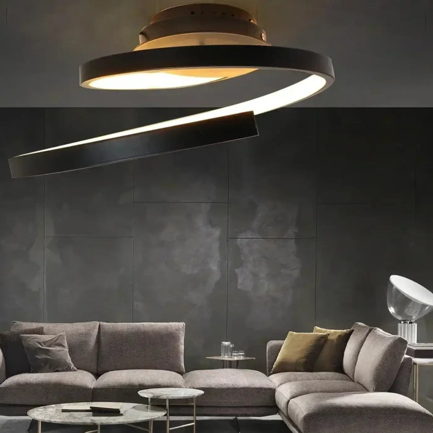 Modern design circular LED ceiling light | FOVULO