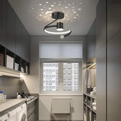 LED black modern Scandinavian ceiling light | RIZI