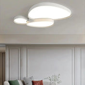 Organic shapes black and white LED ceiling light | ZERASU