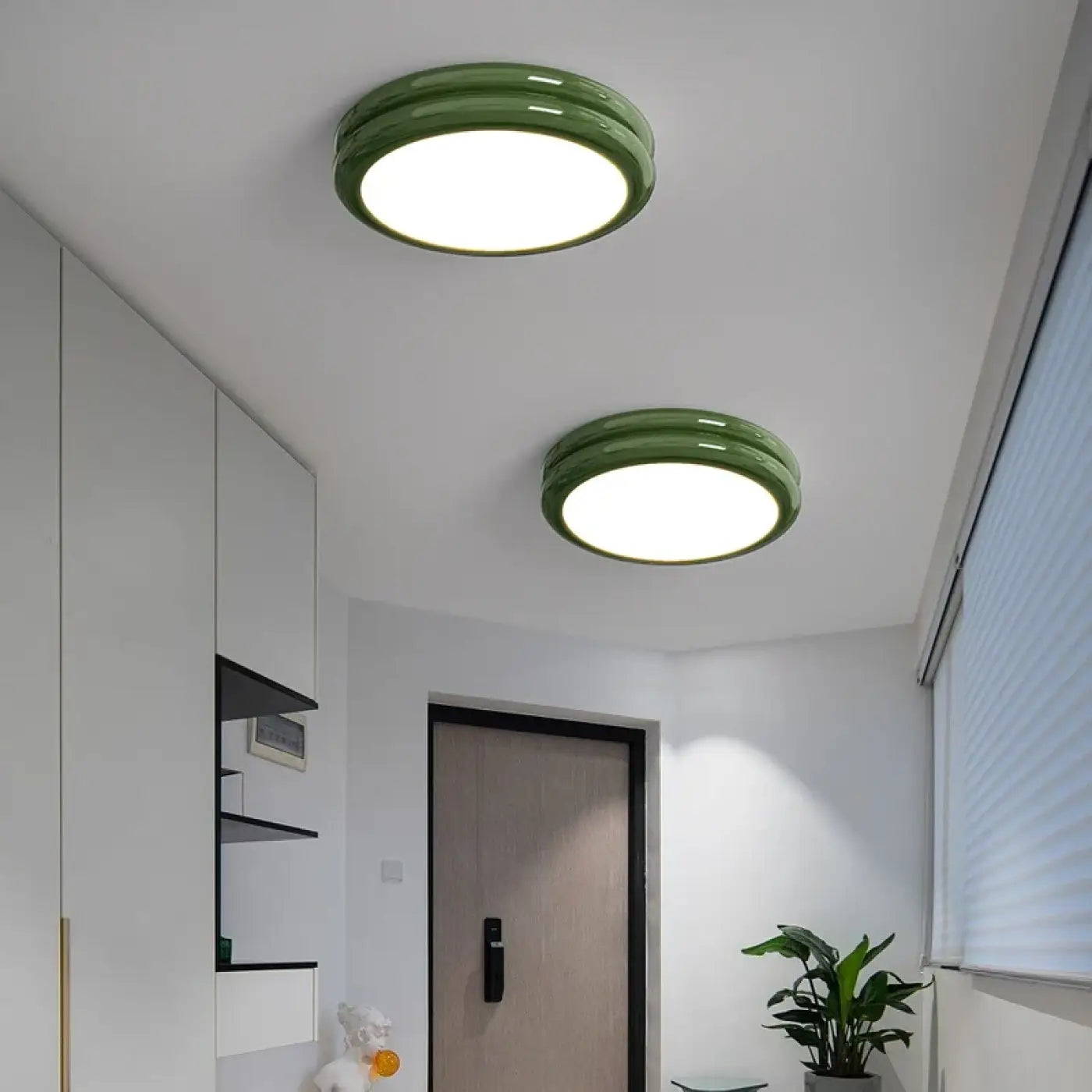 Round minimalist design LED ceiling light | NEZILI