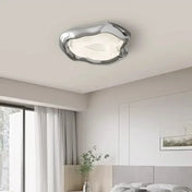 Chrome LED organic shape ceiling light | TUTULIN