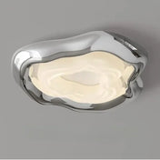 Chrome LED organic shape ceiling light | TUTULIN