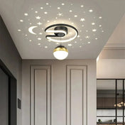 LED black and gold modern statement ceiling light | PAKESE